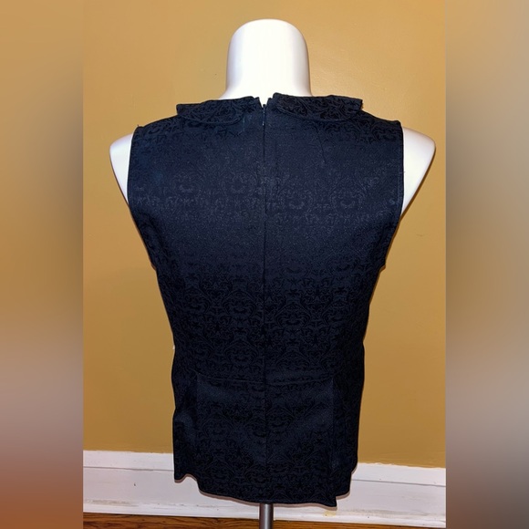 J. CREW NAVY PEPLUM TOP - Picture 3 of 7